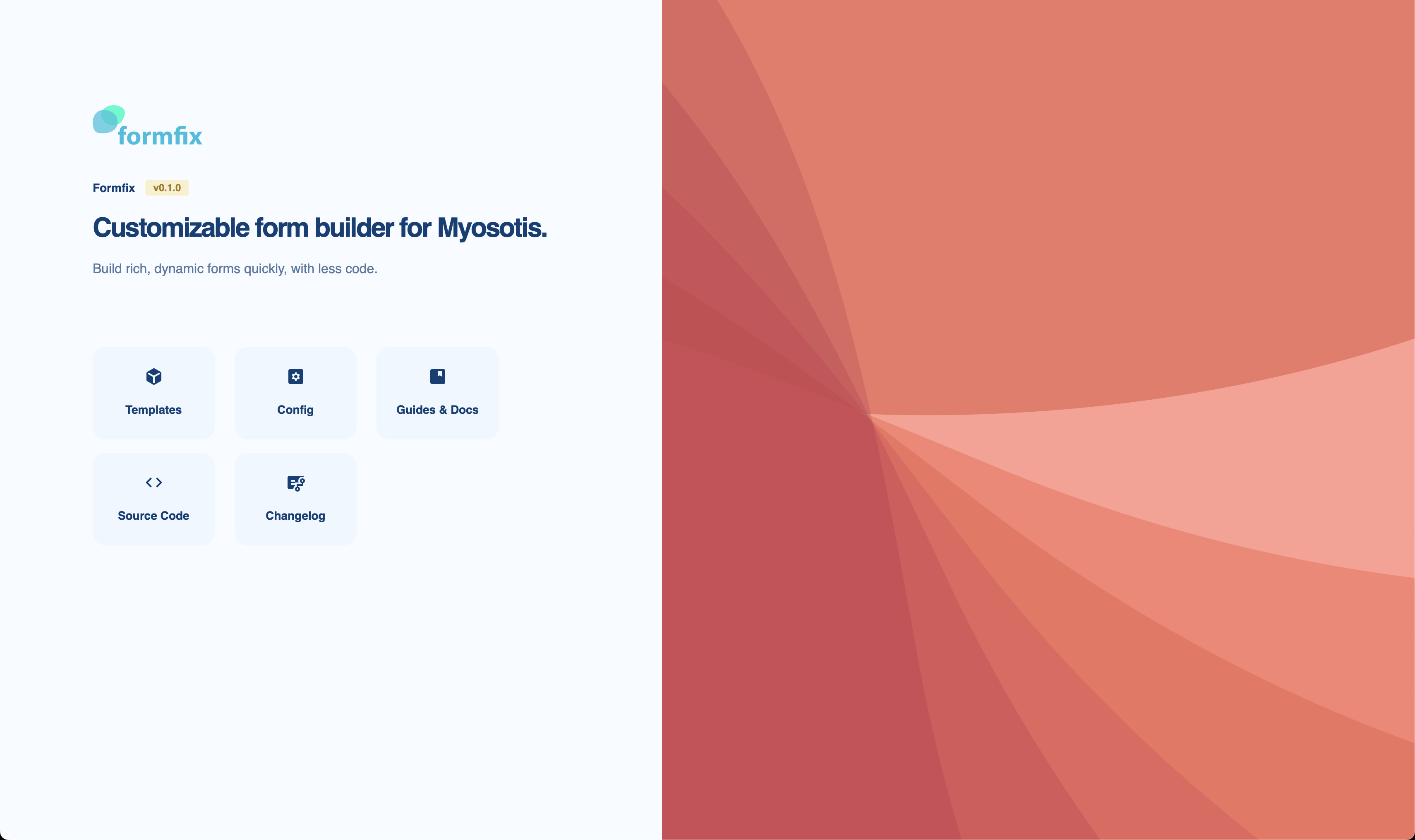 Formfix – Form Configuration